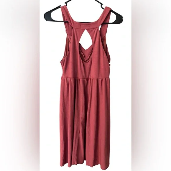 Maurices Keyhole Neckline Dress in Rust Color - Picture 2 of 3